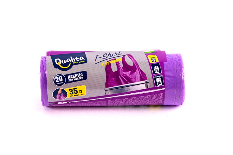 Мешки для мусора 30л, с ручками 30шт