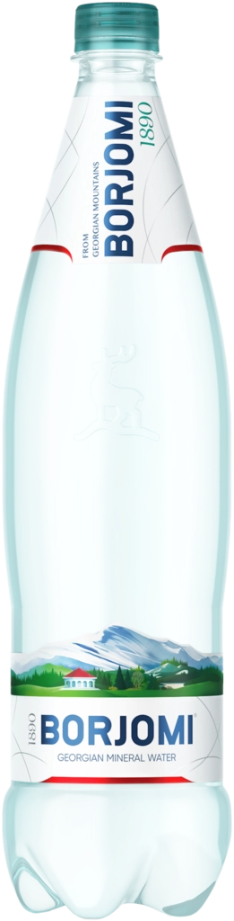 Вода минеральная BORJOMI природная газированная, 0.75л