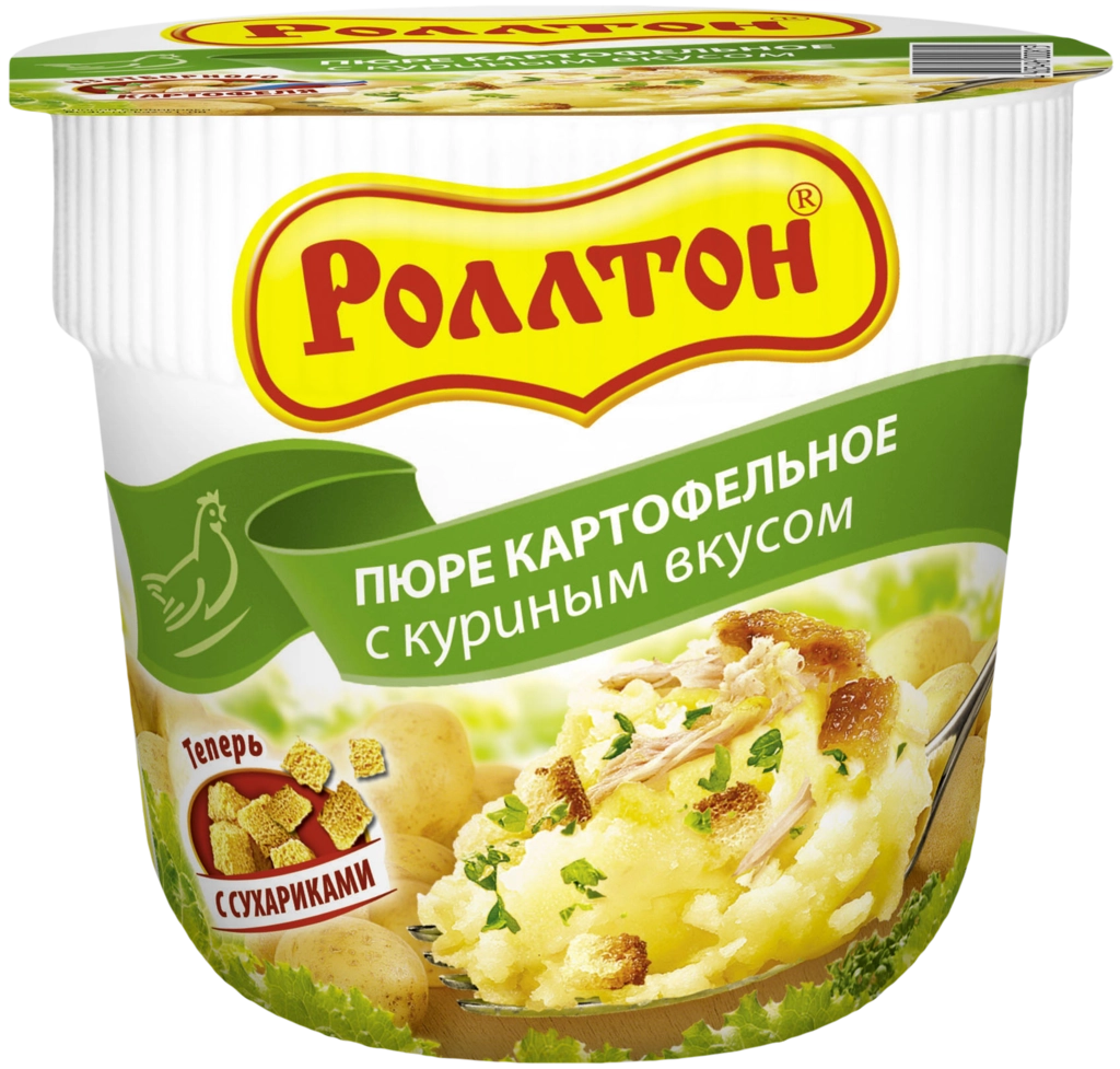 Картофельное пюре  Б/п Роллтон с куриным вкусом